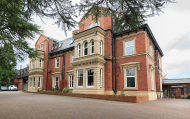 The Edwardian frontage to Wychbury Residential Care Home